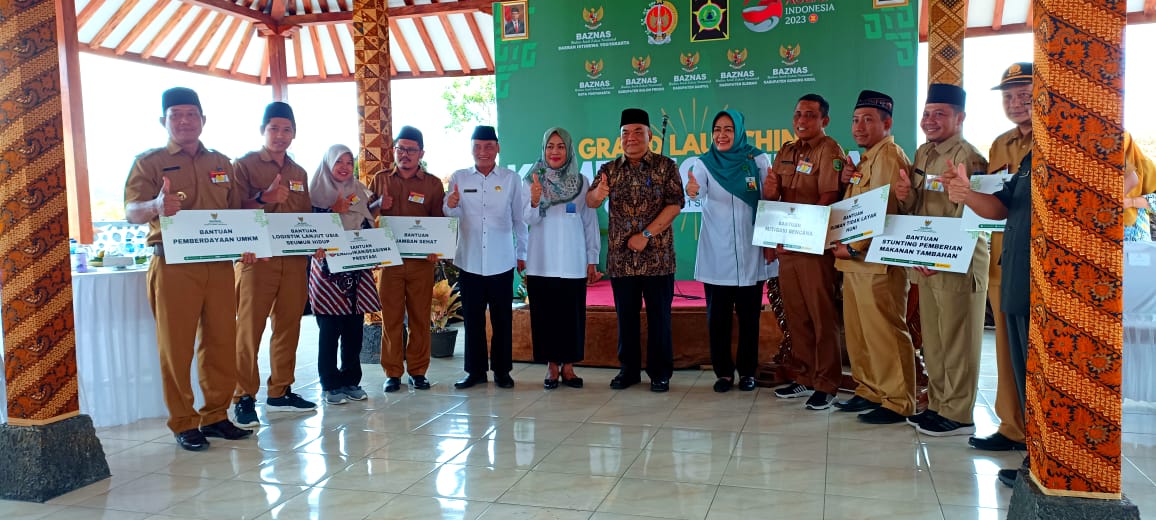 Wakil Gubernur DIY Launching Kampung Berkah BAZNAS DIY di Sanggar Among Lare Sendangsari
